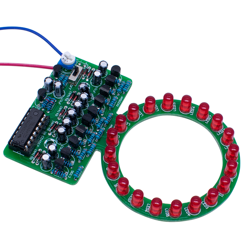 Diy Electronics Kits For Kids - CD4017 リンググラデーション LED フローイングランプ DIY キット、楽しい教育プロジェクト用の電子溶接トレーニングパーツ