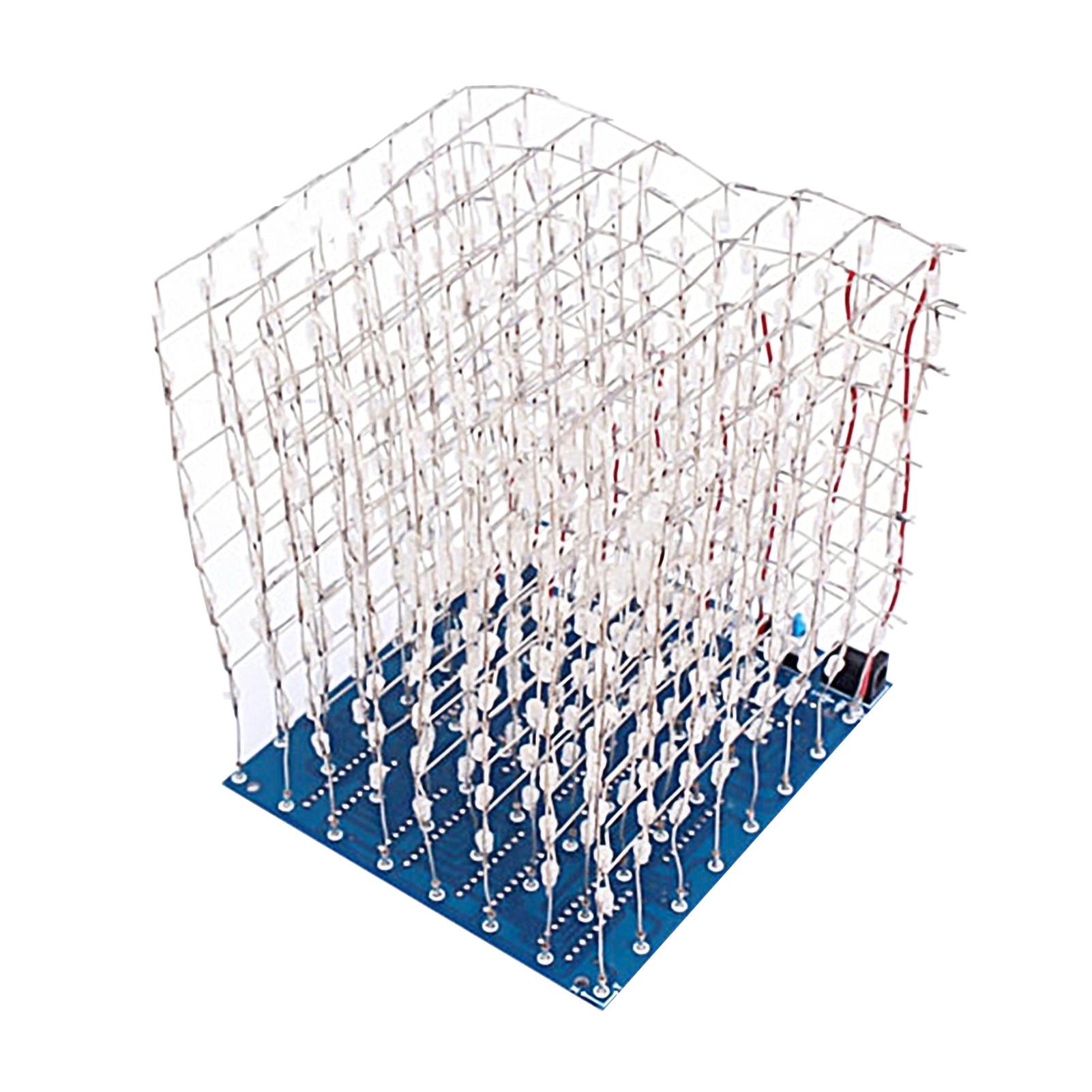 Diy Electronics For Sale - 電子機器8層ダイナミック3d 8x8x8,便利なはんだ付け学習用diy ledライトキューブキット