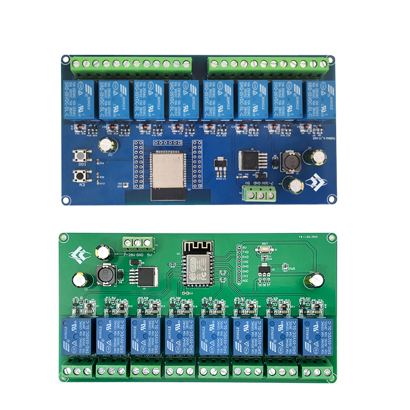 Relay Module 5V - ESP8266 / ESP32 WIFI 8チャンネルリレーモジュール Esp-12F