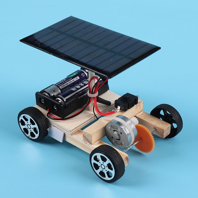 Diy Electronics Kits For Kids - 組み立てるソーラーカー創造的な発明子供のモーター能力アクティブ思考 DIY 電子キット技術のおもちゃ子供のため