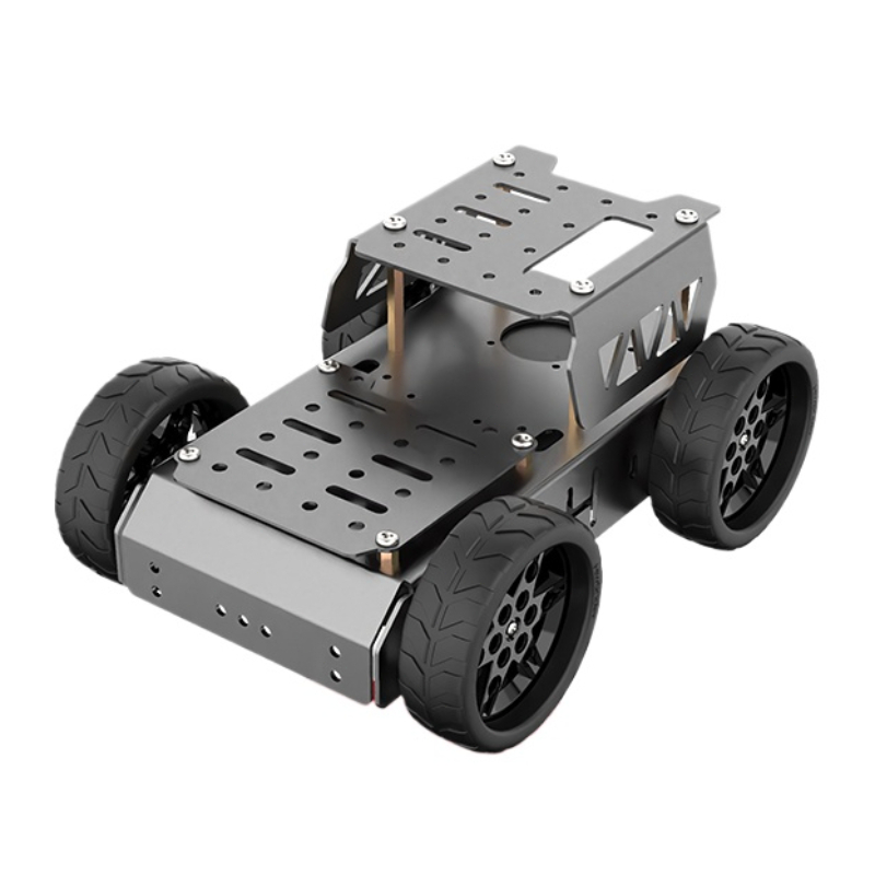 Diy Kit Elektronik - 四輪電動カートアルミフレームスマートカー Arduino/Raspberry Pi ロボット DIY キット用
