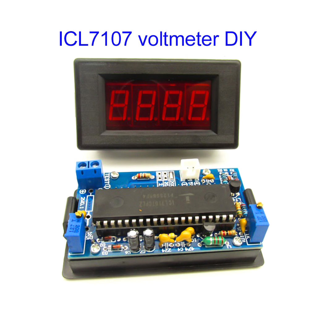 Diy Electronics Kits For Kids - ICL7107 電圧計 DIY キット部品 DC 5V