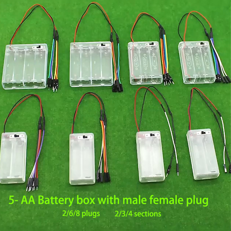 Diy Electronics Holder - DIY 回路電源 多様なワイヤー バッテリーホルダー 5 -