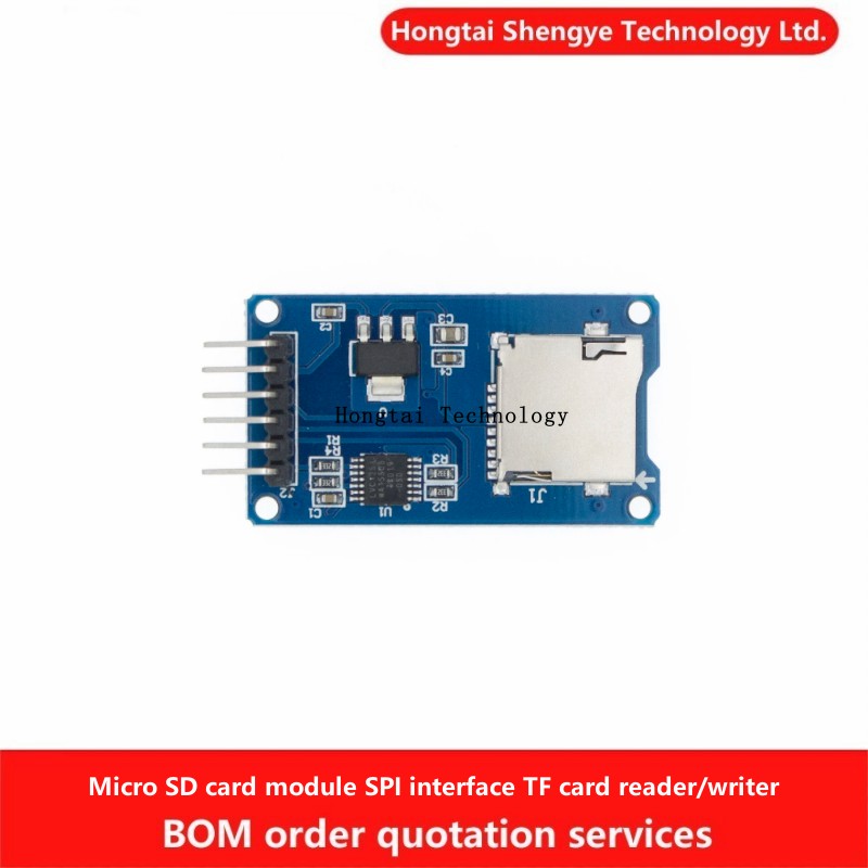 Sd Card Module Spi - Micro sdカードモジュールspiインターフェースtfカードリーダー/ライターモジュール、レベル変換チップ付き
