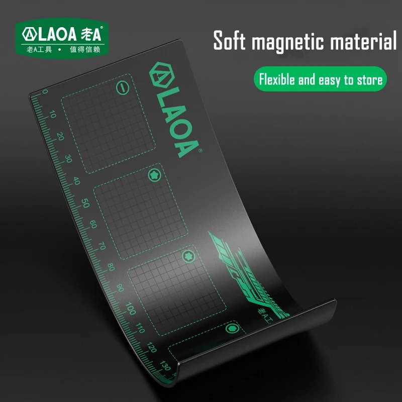 Diy Electronics Holder - LAOA 磁気ネジ収納マット 両面ソフト磁気ホルダーパッド 携帯電話電子機器修理用ポータブル紛失防止オーガナイザー