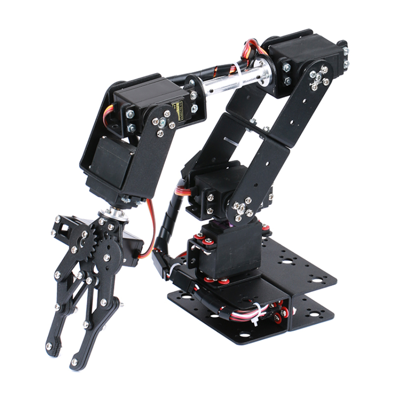 Diy Kit Elektronik - Arduinoロボット用の機械式アーム爪キット,6 dofロボット,ps2ワイヤレス制御,プログラム可能なおもちゃ,mg996