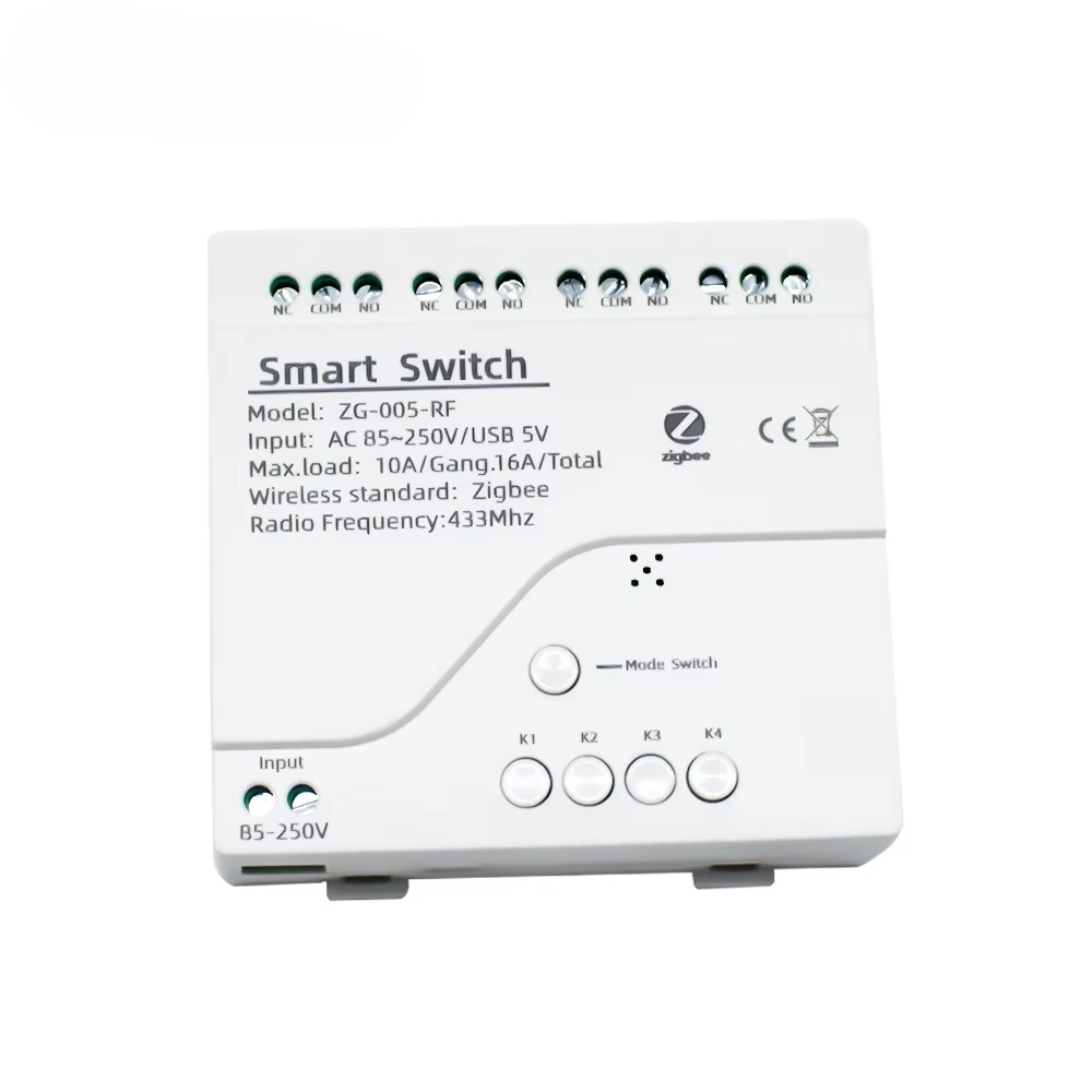 Relay Module 5V - Tuya 4CH Zigbeeスイッチリレーモジュール USB 5V AC
