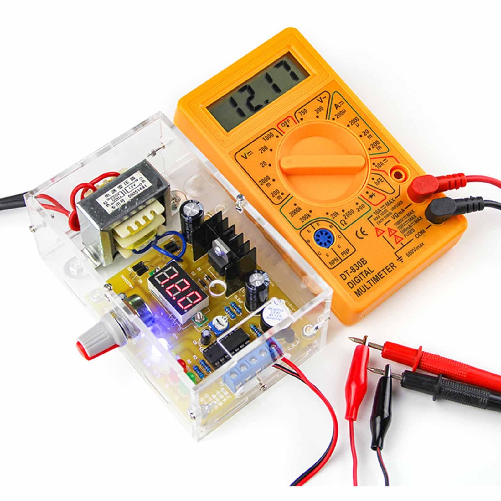 Diy Electronics Course - 電源モジュール調整可能な電圧レギュレータボードDIY LM317キット、電子愛好家や実践コース向け