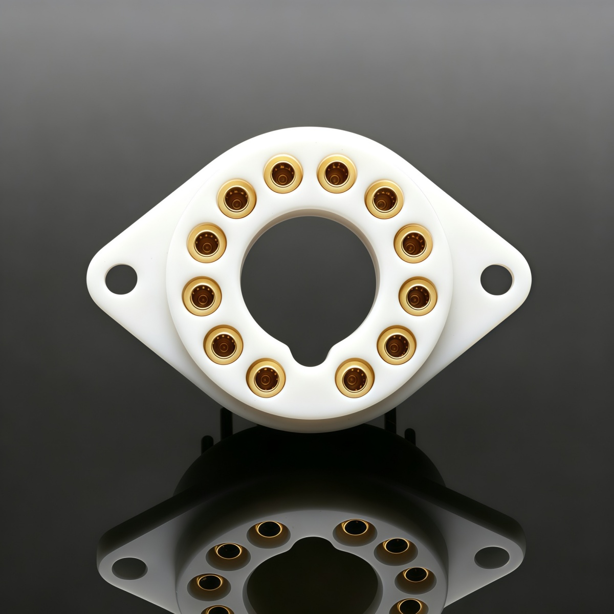 EIZZ 12ピンPTFE真空管ソケットベースホルダー（6U - Diy Electronics Holder のレビューと価格