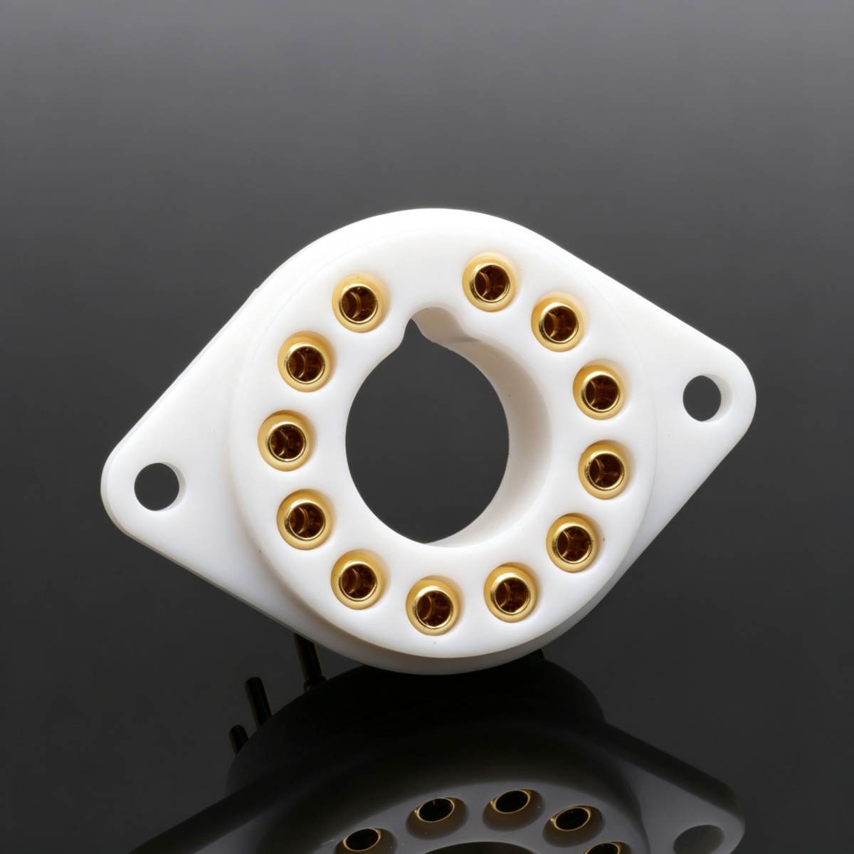 EIZZ 12ピンPTFE真空管ソケットベースホルダー（6U - Diy Electronics Holder のレビューと価格