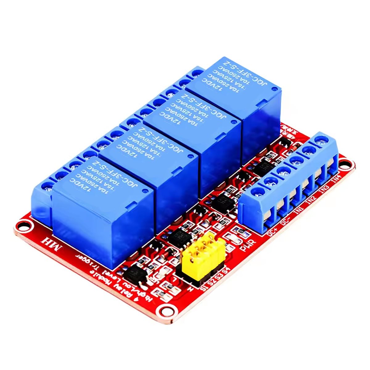 A49T 4 チャンネル リレー モジュール 5V 12V  - Relay Module 5V のレビューと価格