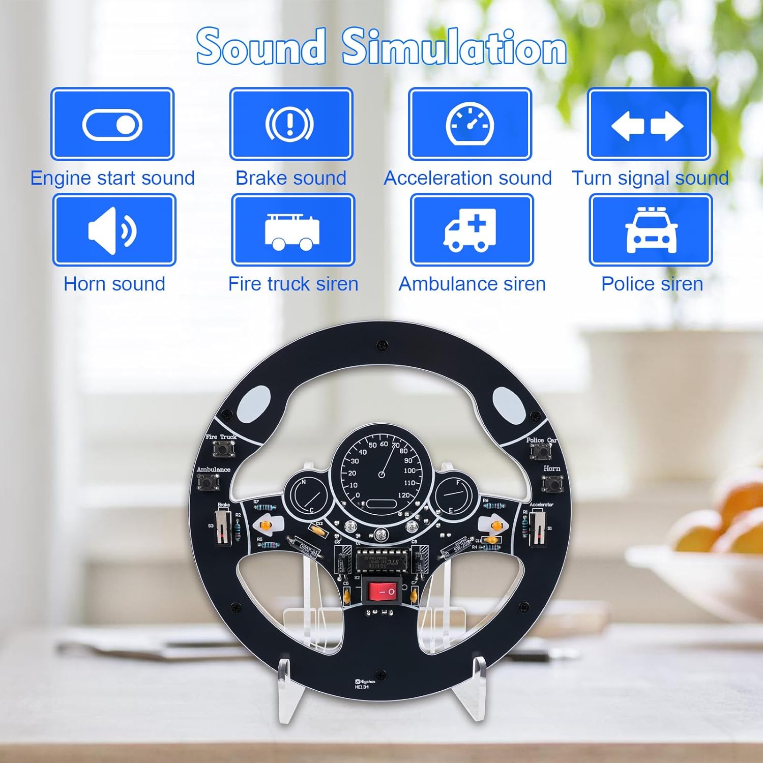 車のステアリングホイールDIYはんだ付けキットインタラクティ - Pcb Etching Kit のレビューと価格