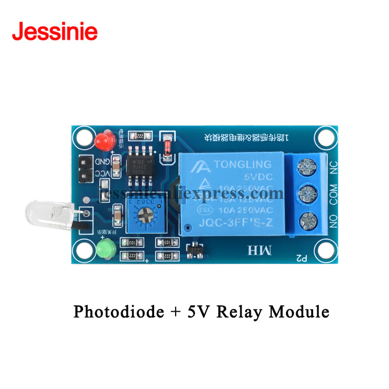 5 個/1pc 5V 12V ライトコントロールスイッチフォ - Relay Module 5V のレビューと価格