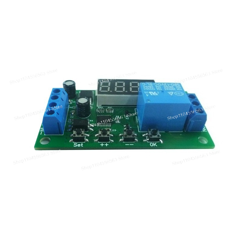 多機能パルスカウンタースイッチ調整可能なタイマー遅延ターンオ - Relay Module 5V のレビューと価格