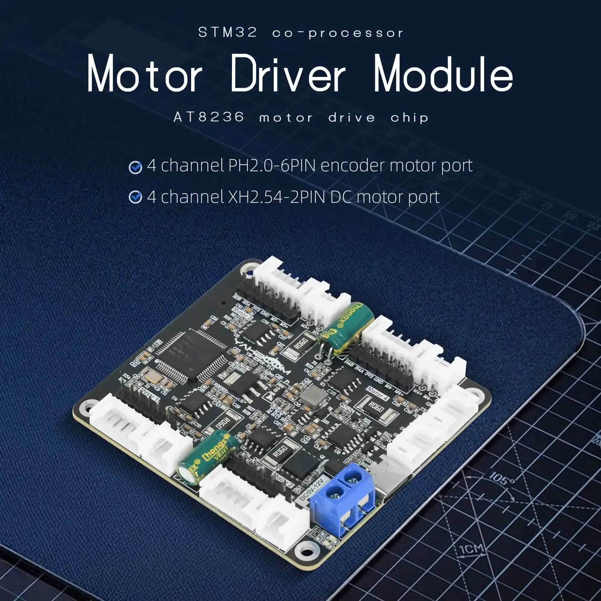 Yahboom 4チャンネルエンコーダモータードライバーモジ - Diy For Electronics のレビューと価格