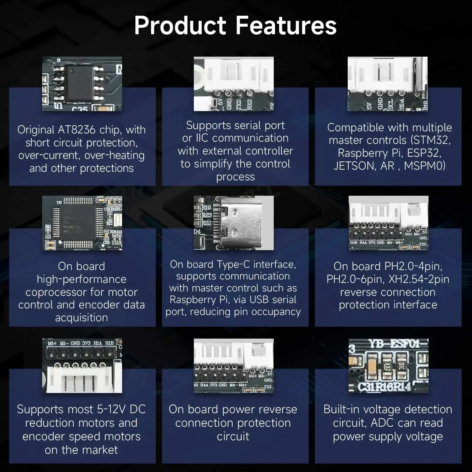 Yahboom 4チャンネルエンコーダモータードライバーモジ - Diy For Electronics のレビューと価格