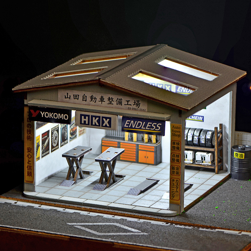 1:64スケールDIY自動車修理工場ジオラマキット（LEDラ - Led Assortment Kit のレビューと価格
