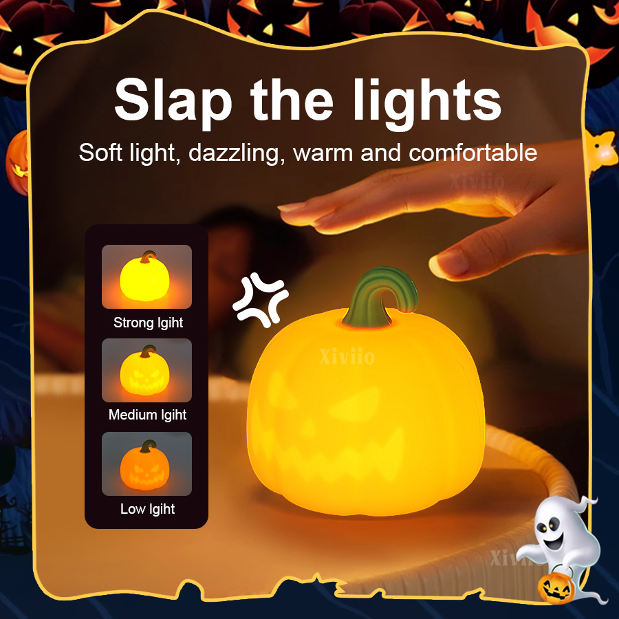 ハロウィンカボチャランプスーパーソフトシリコンカボチャランプ - Diy Halloween Electronics のレビューと価格