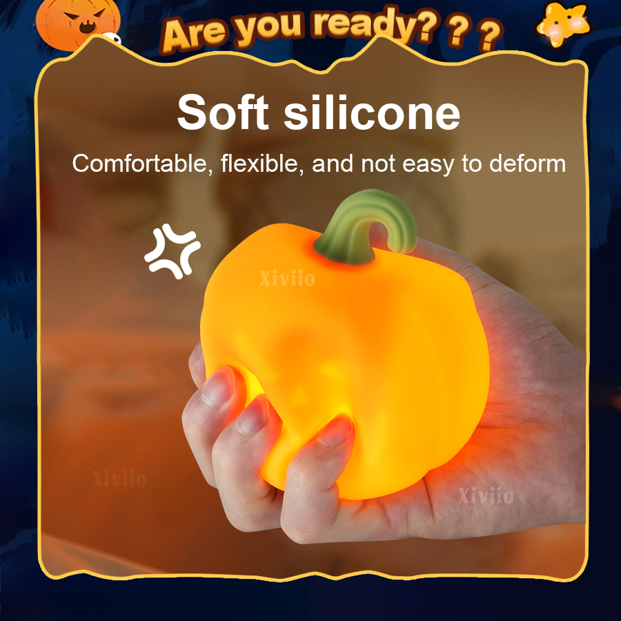ハロウィンカボチャランプスーパーソフトシリコンカボチャランプ - Diy Halloween Electronics のレビューと価格