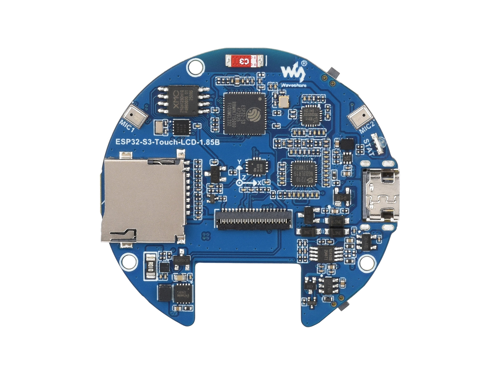 ESP32-S3 1.85インチLCD静電容量式タッチディス - Diy For Electronics のレビューと価格
