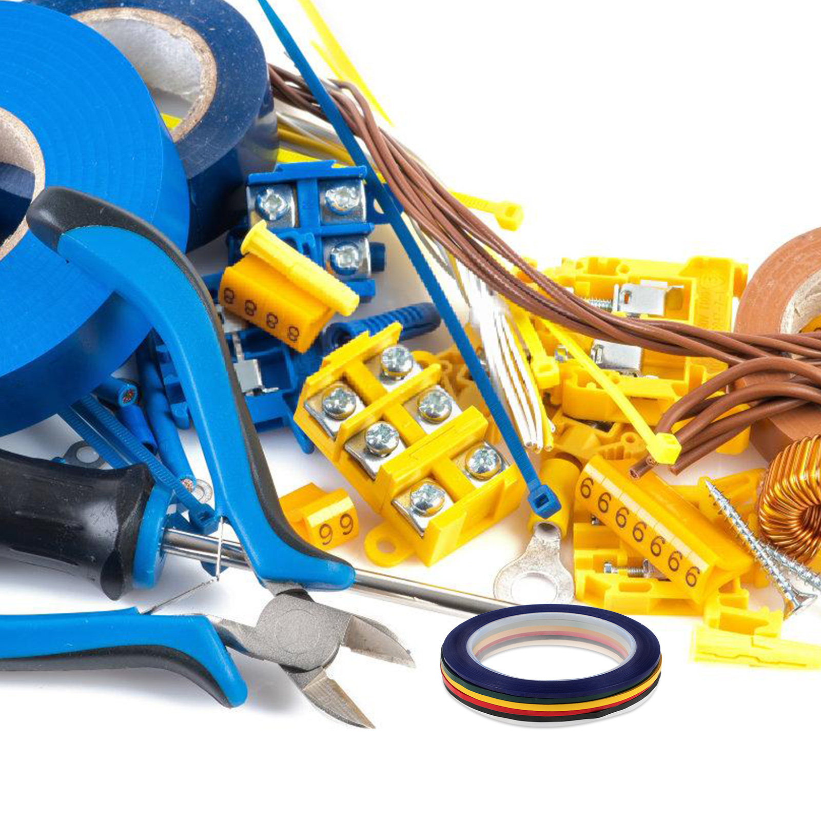 6巻入り絶縁テープ ペットポリエステルマスキングテープ 衣類 - Diy Electronic のレビューと価格