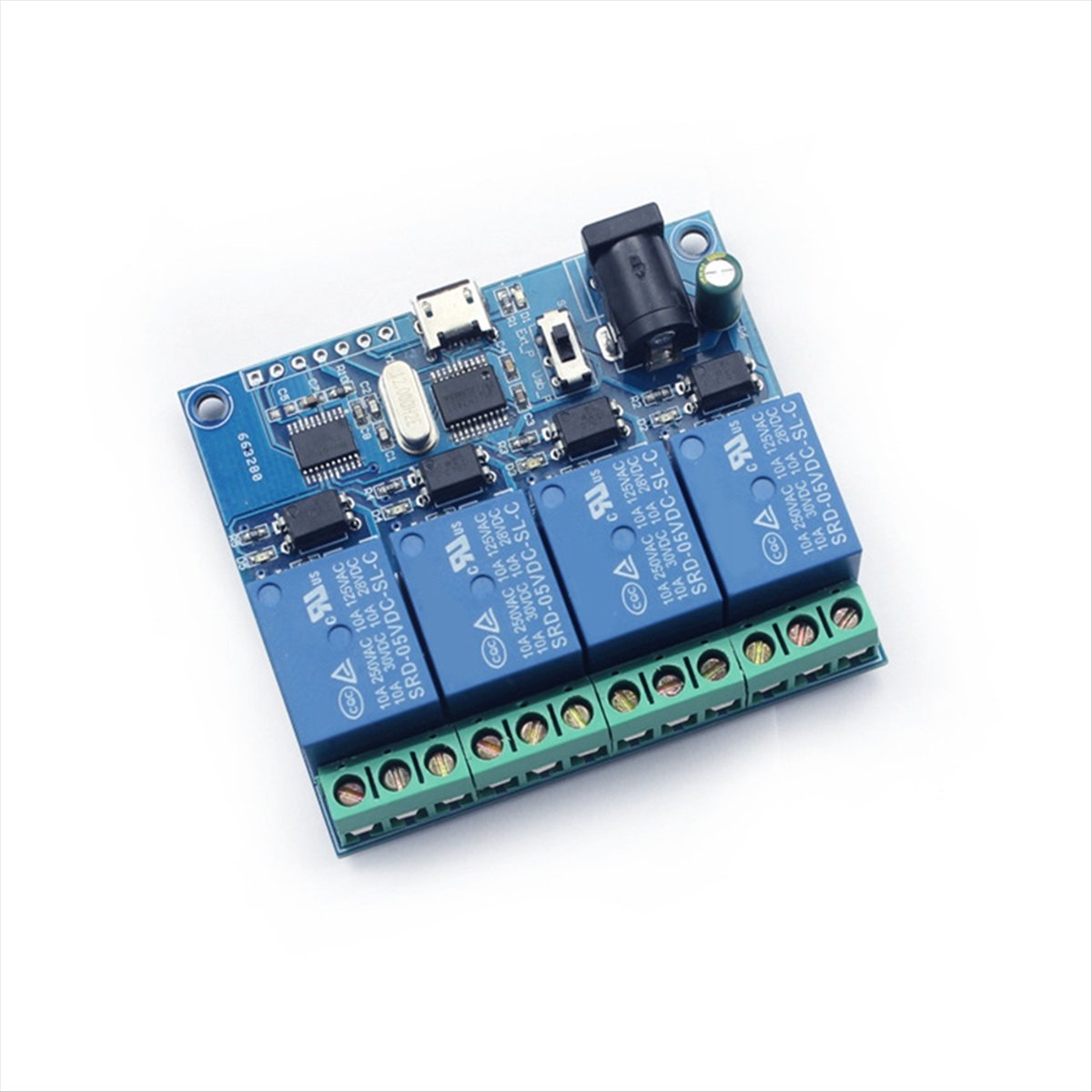 AT42 4 チャンネル USB リレーモジュール LCUS - Relay Module 5V のレビューと価格