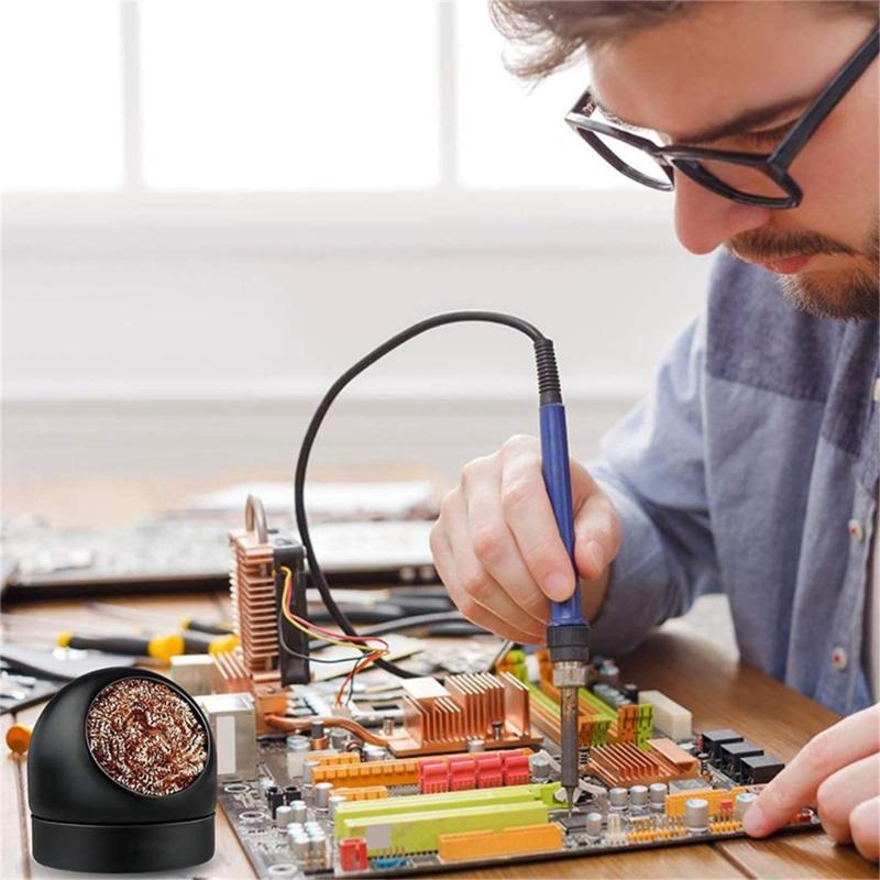 【HG】はんだごて先端クリーニングボール、銅コイル付き頑丈な - Diy Electronics Holder のレビューと価格