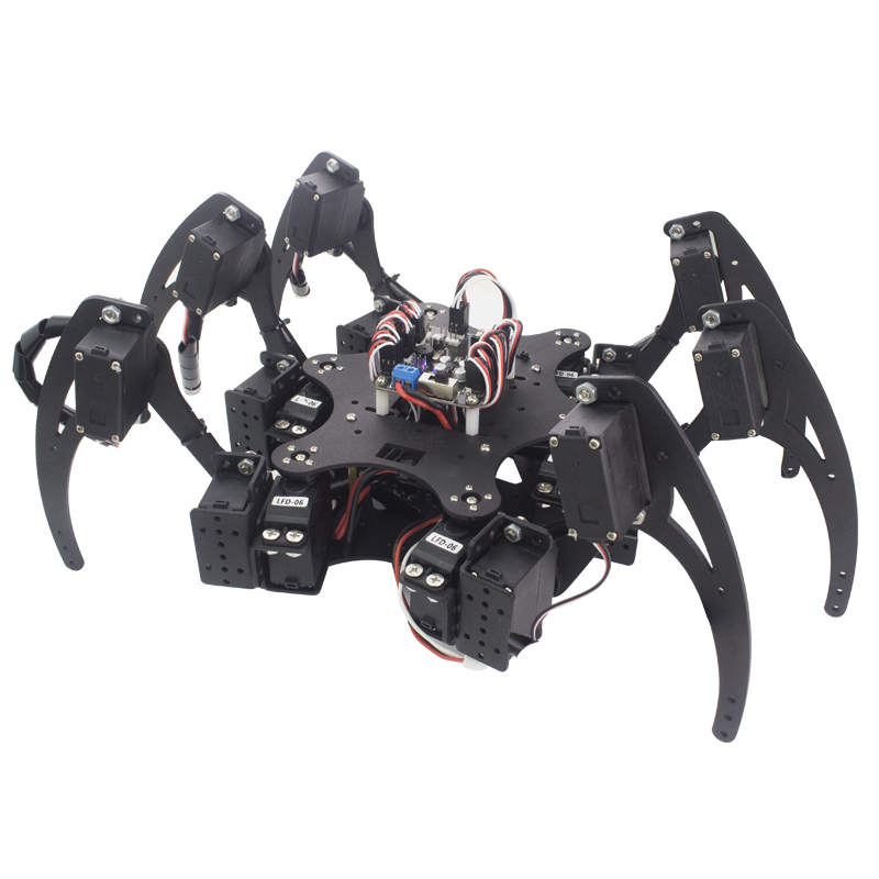 18 DOF アルミヘキサポッドスパイダーブラケット 6 3 - Diy Kit Elektronik のレビューと価格