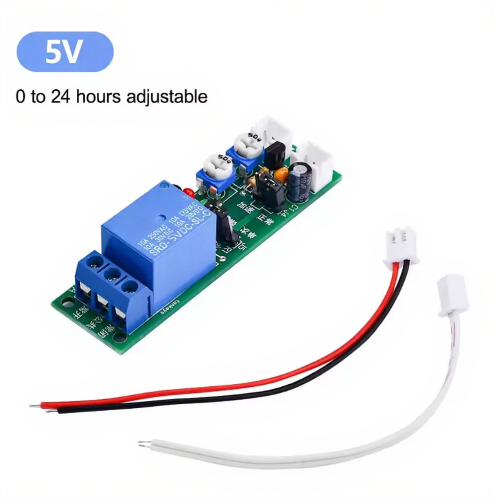DC入力時間遅延リレーモジュール 5V/12V/24V 調整 - Relay Module 5V のレビューと価格