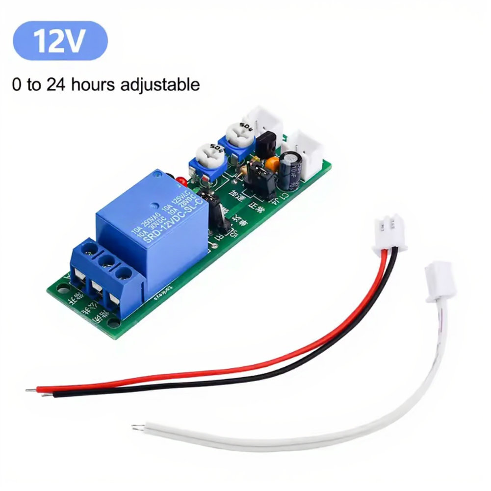 DC入力時間遅延リレーモジュール 5V/12V/24V 調整 - Relay Module 5V のレビューと価格