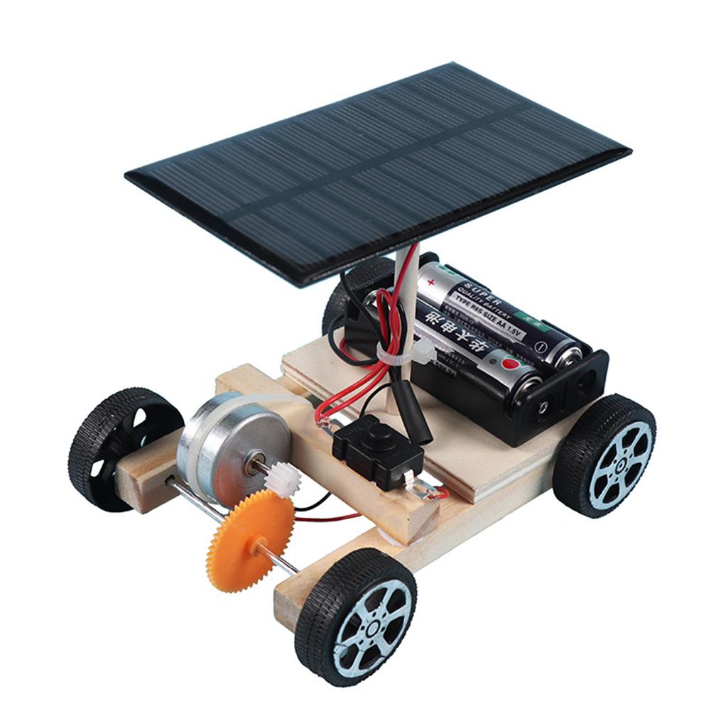 組み立てるソーラーカー創造的な発明子供のモーター能力アクティ - Diy Electronics Kits For Kids のレビューと価格