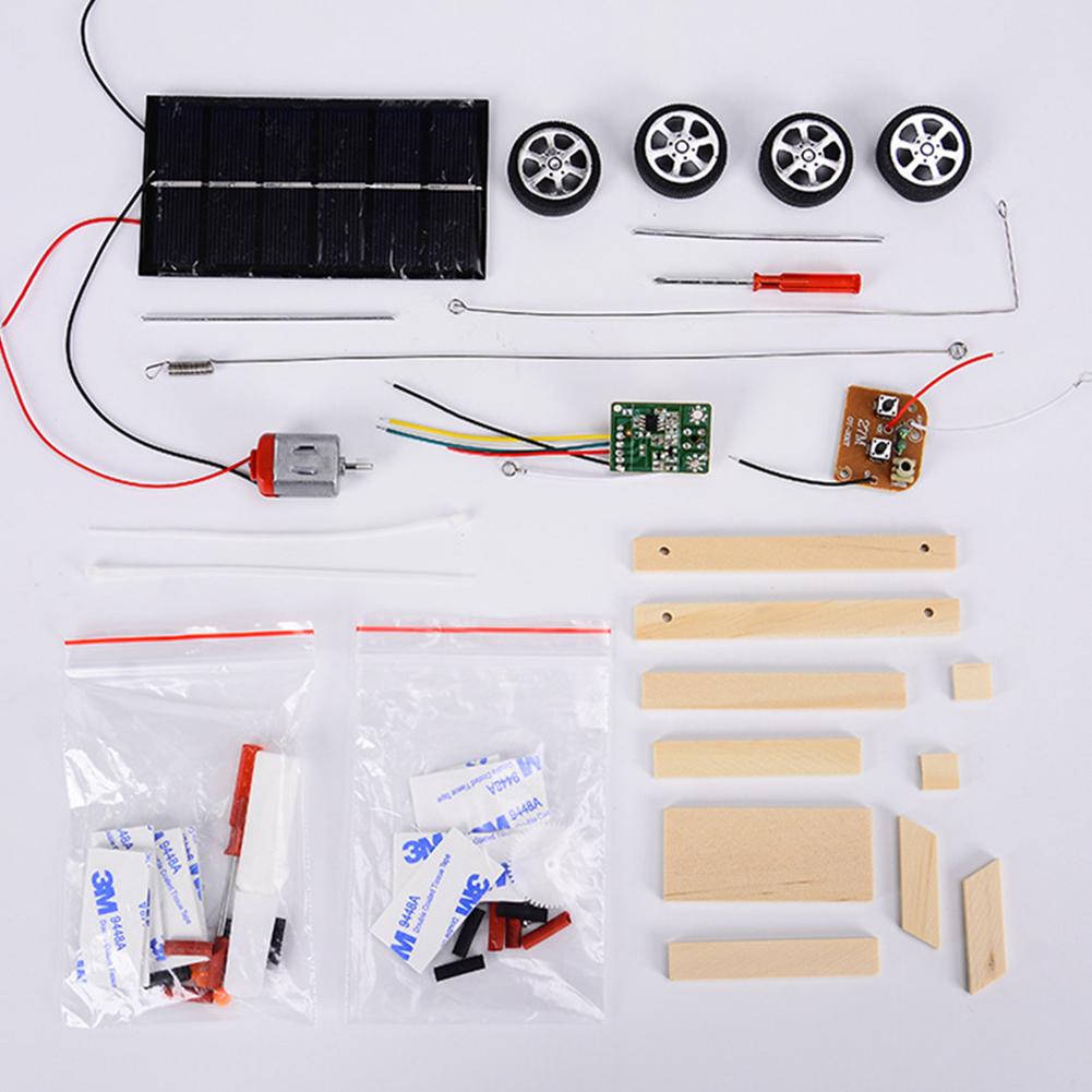 組み立てるソーラーカー創造的な発明子供のモーター能力アクティ - Diy Electronics Kits For Kids のレビューと価格