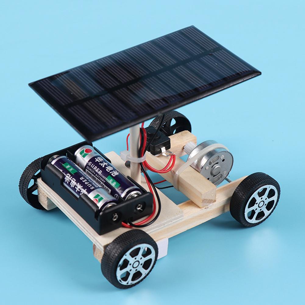 組み立てるソーラーカー創造的な発明子供のモーター能力アクティ - Diy Electronics Kits For Kids のレビューと価格