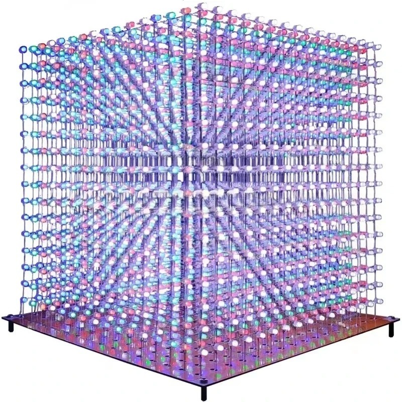 3 D16mini ライトキューブキット 16x16x16  - Diy Electronic のレビューと価格