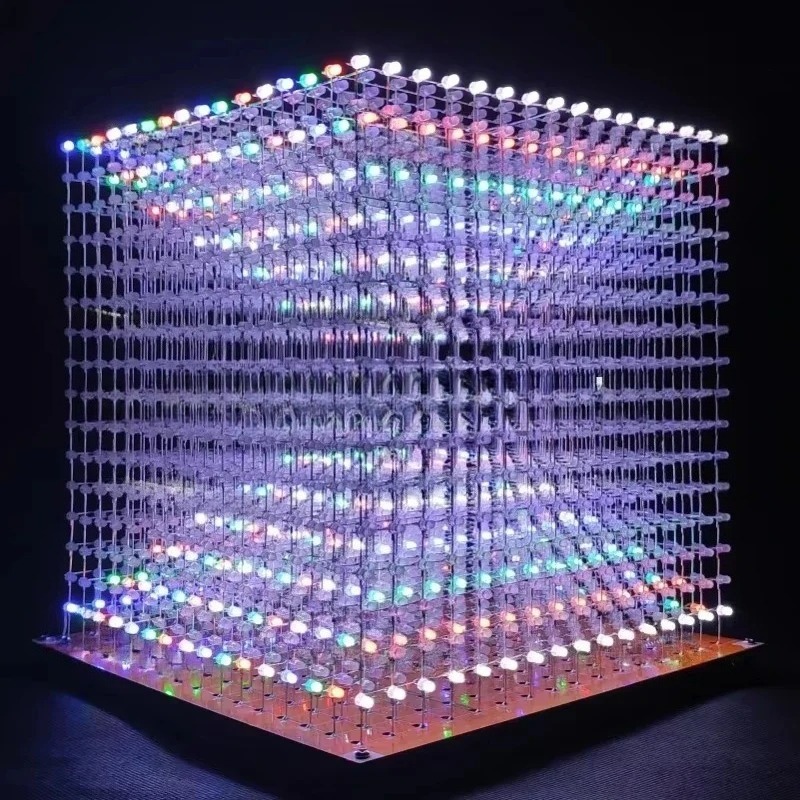 3 D16mini ライトキューブキット 16x16x16  - Diy Electronic のレビューと価格