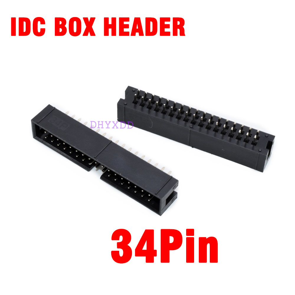 ストレートメンズソケット,2.54mm,2x17ピン,34ピ - Male Female Header Pin のレビューと価格