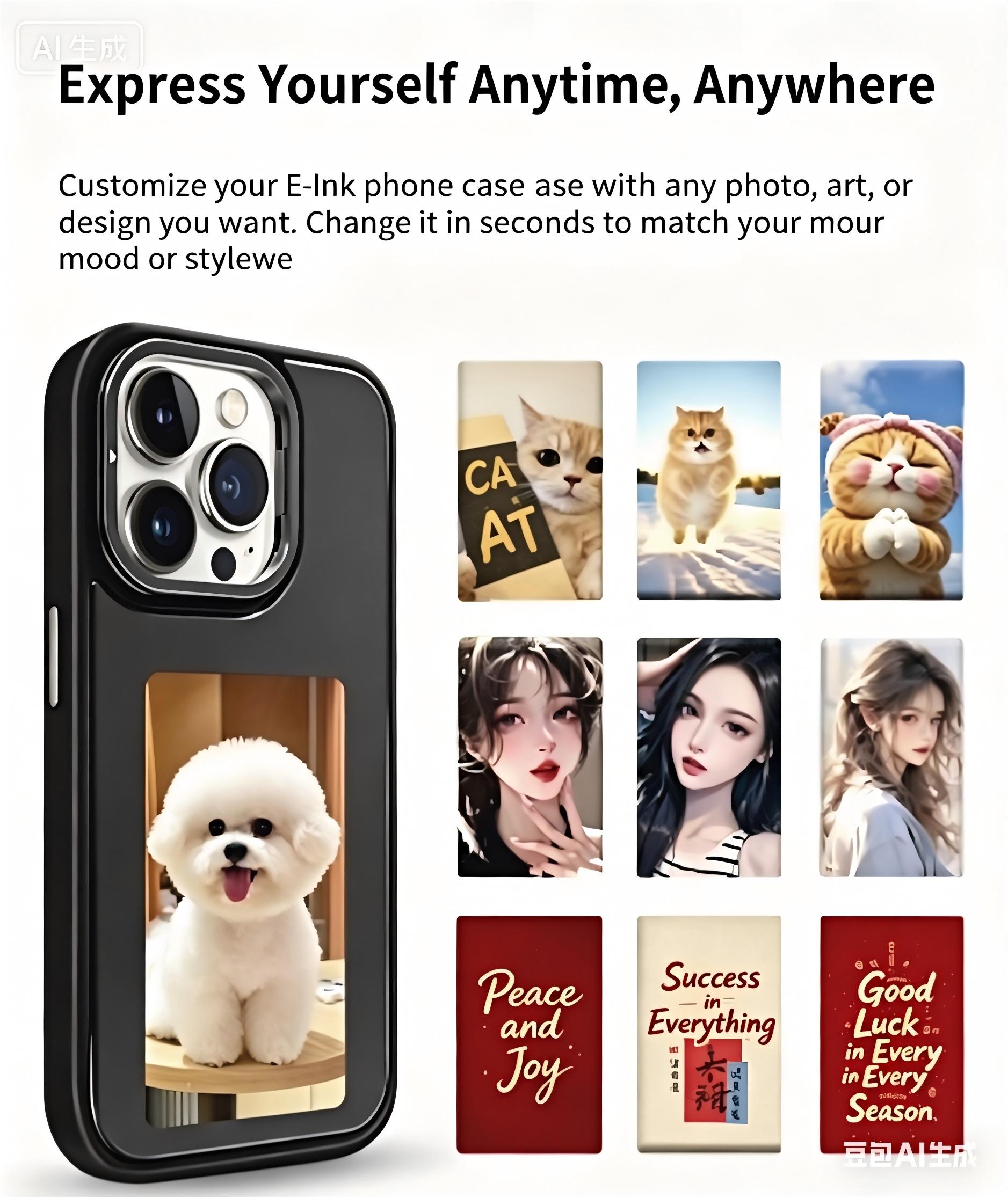 NFCスマートE-inkスマホケース DIY写真表示電子イン - Diy Electronic のレビューと価格