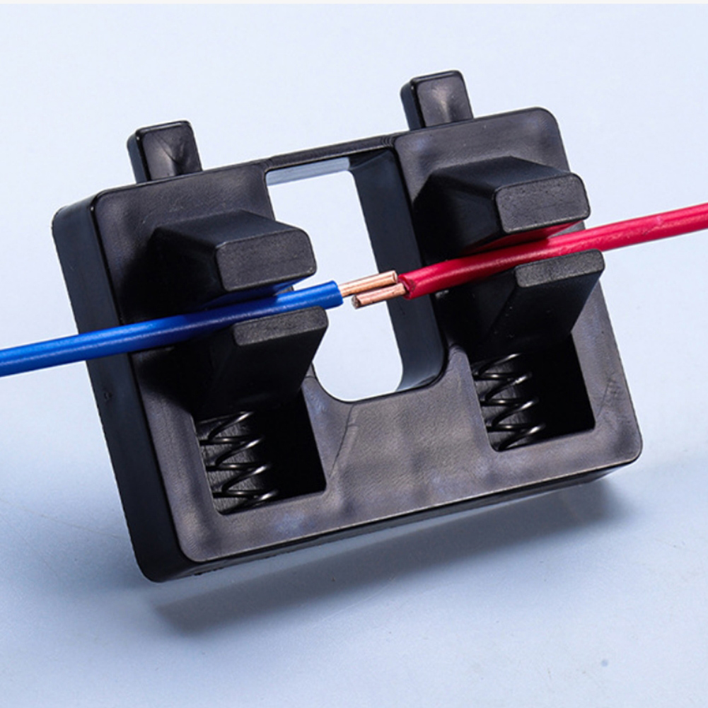黒色プラスチック製電線溶接治具 2PC デュアルスプリングホ - Diy Electronics Holder のレビューと価格