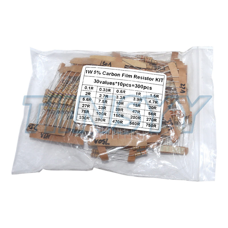 300 個の抵抗キット 1W 5% カーボンフィルム抵抗 3 - Diy Kit Elektronik のレビューと価格