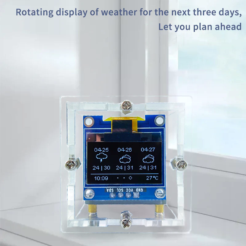 ホットセール ESP8266 ミニ天気時計 WIFI デジタ - Diy Electronics For Sale のレビューと価格