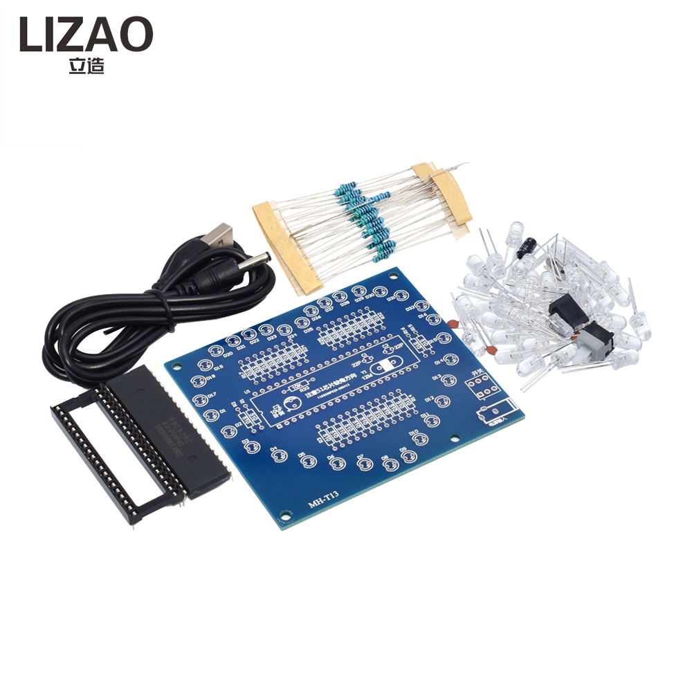DIY 電子キットハート型カラフルなグレア LED RGB  - Diy Electronics Course のレビューと価格
