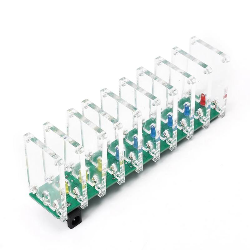 音に反応するLEDミュージックスペクトラムクリスタルカラムは - Diy Electronics Course のレビューと価格