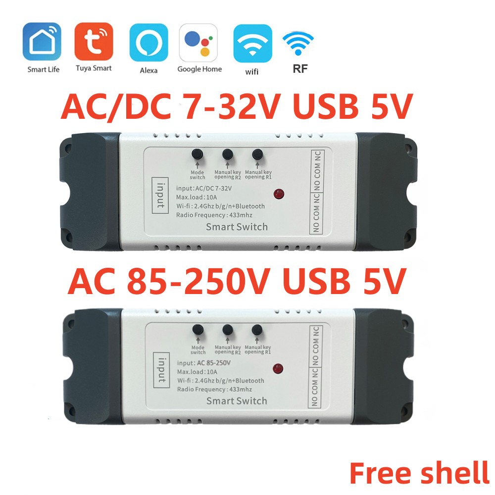Alexa スマートスイッチ Tuya スマートホーム 1C - Relay Module 5V のレビューと価格