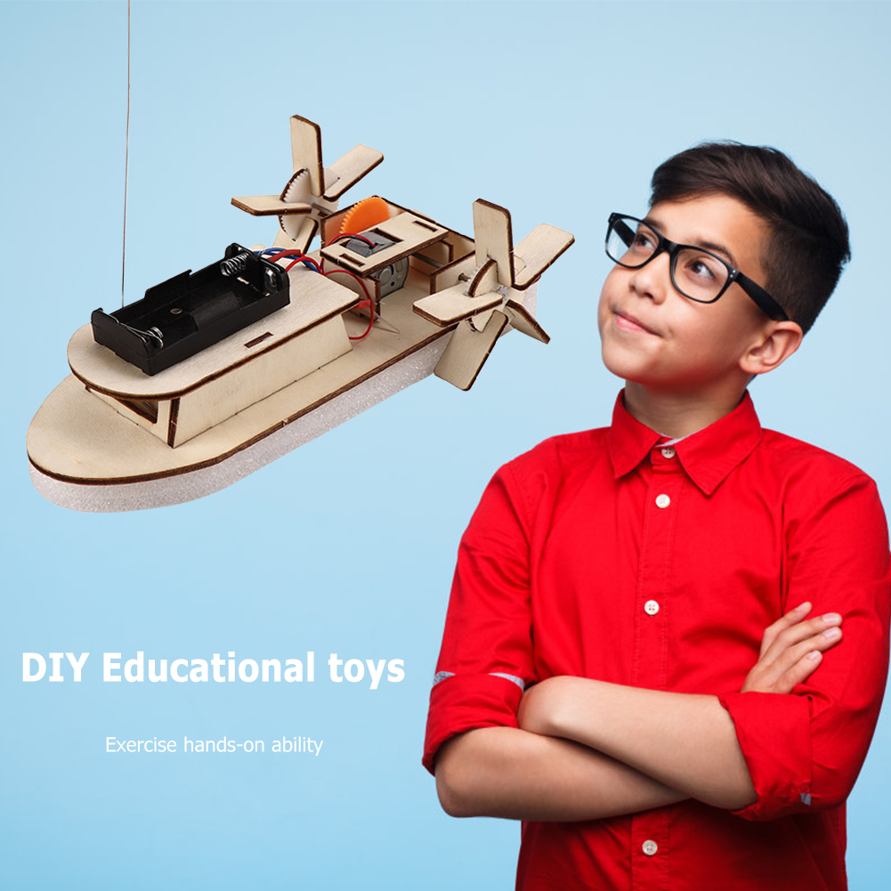 DIY ボートモデル科学おもちゃ子供 STEM 電気教育教育 - Diy Kit Elektronik のレビューと価格