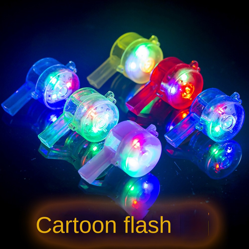 5/10 個 LED 応援小道具フラッシュホイッスル子供の誕 - Diy Halloween Electronics のレビューと価格