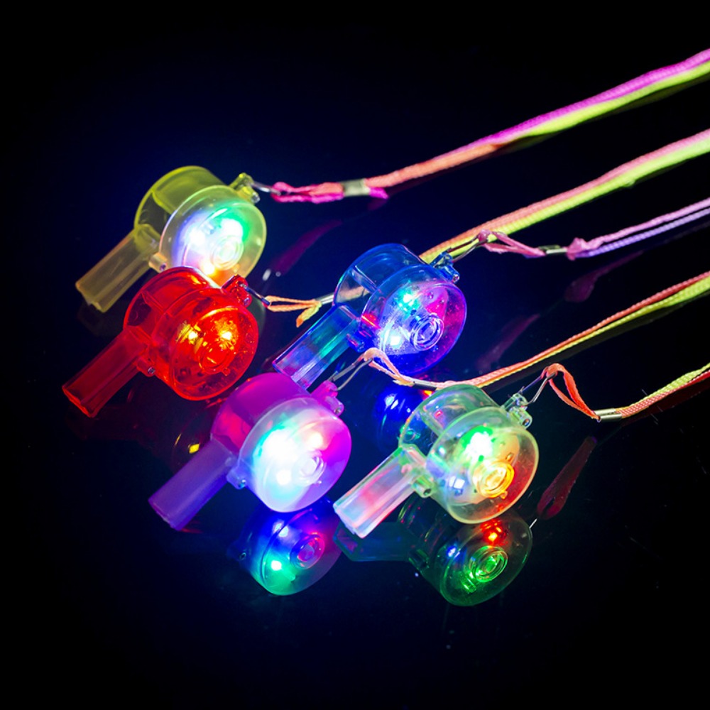 5/10 個 LED 応援小道具フラッシュホイッスル子供の誕 - Diy Halloween Electronics のレビューと価格