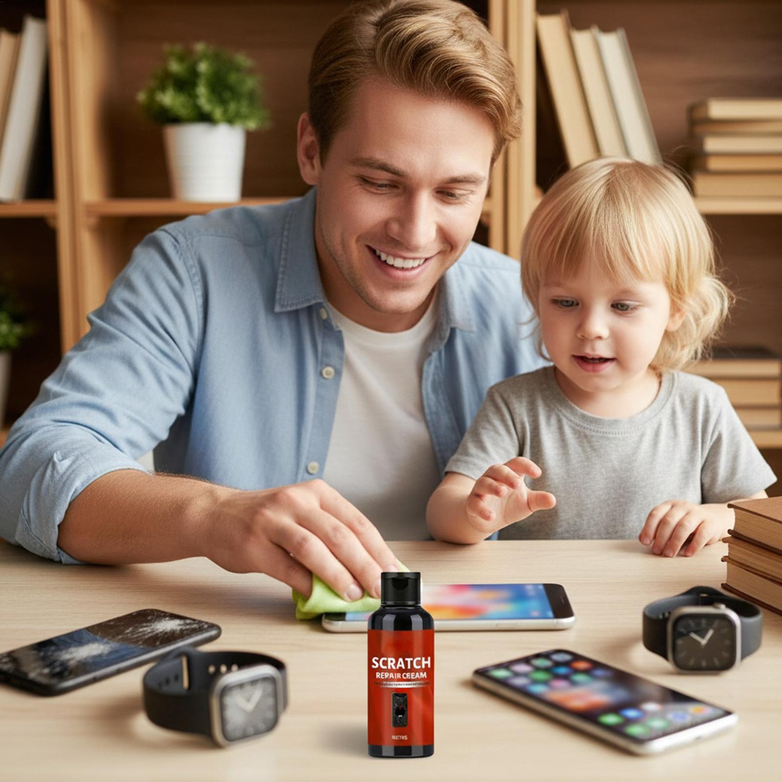 ガラス傷消し＆研磨クリーム クイックリペアキット 携帯電話画 - Diy Electronics For Home のレビューと価格