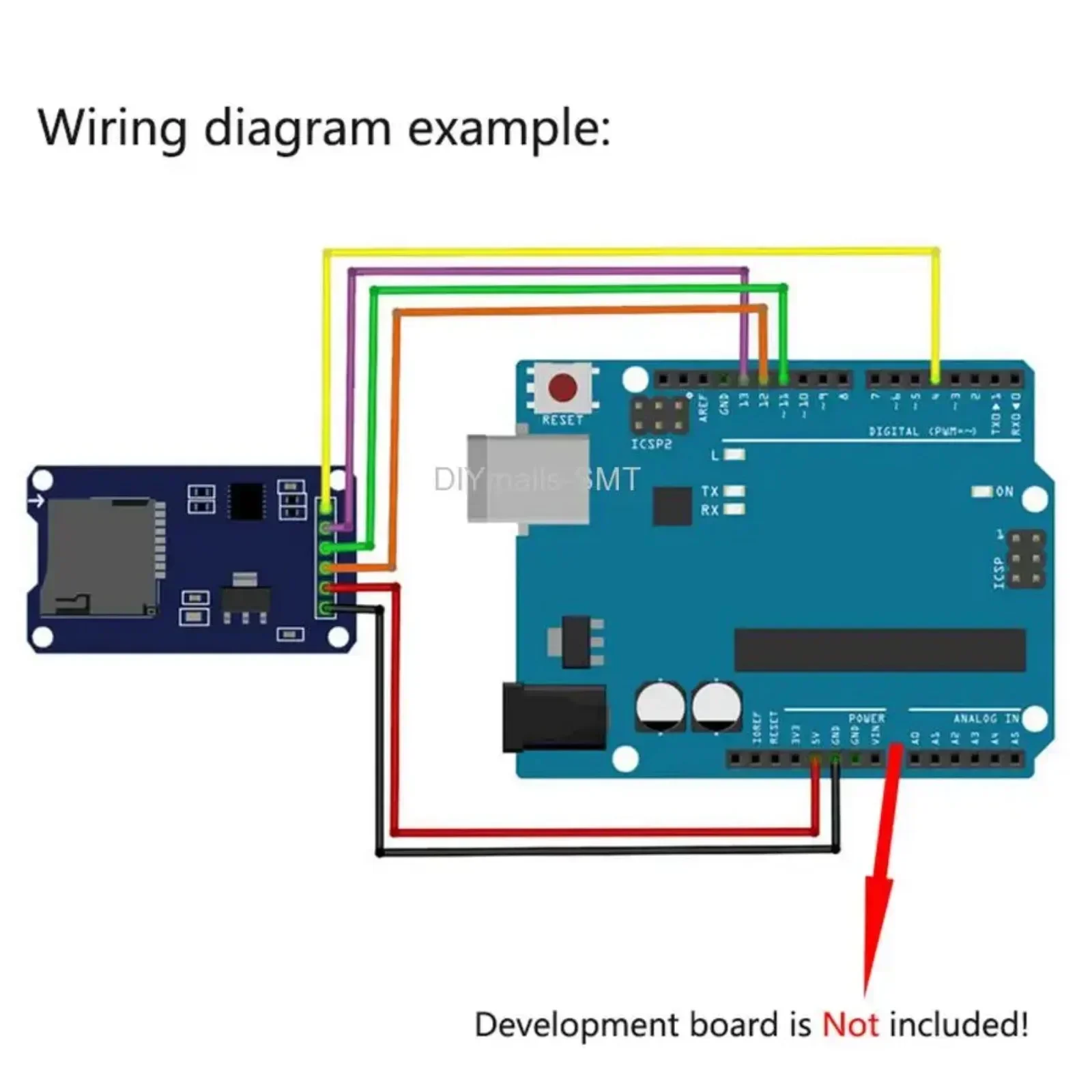 5個のMicro SDカードモジュールと40P Dupont - Sd Card Module Spi のレビューと価格