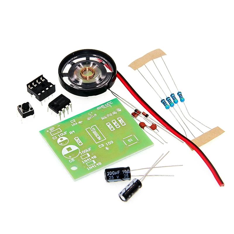 デュアルトーンディンドンNE555ドアベルDIY組み立てキッ - Diy Electronics Course のレビューと価格