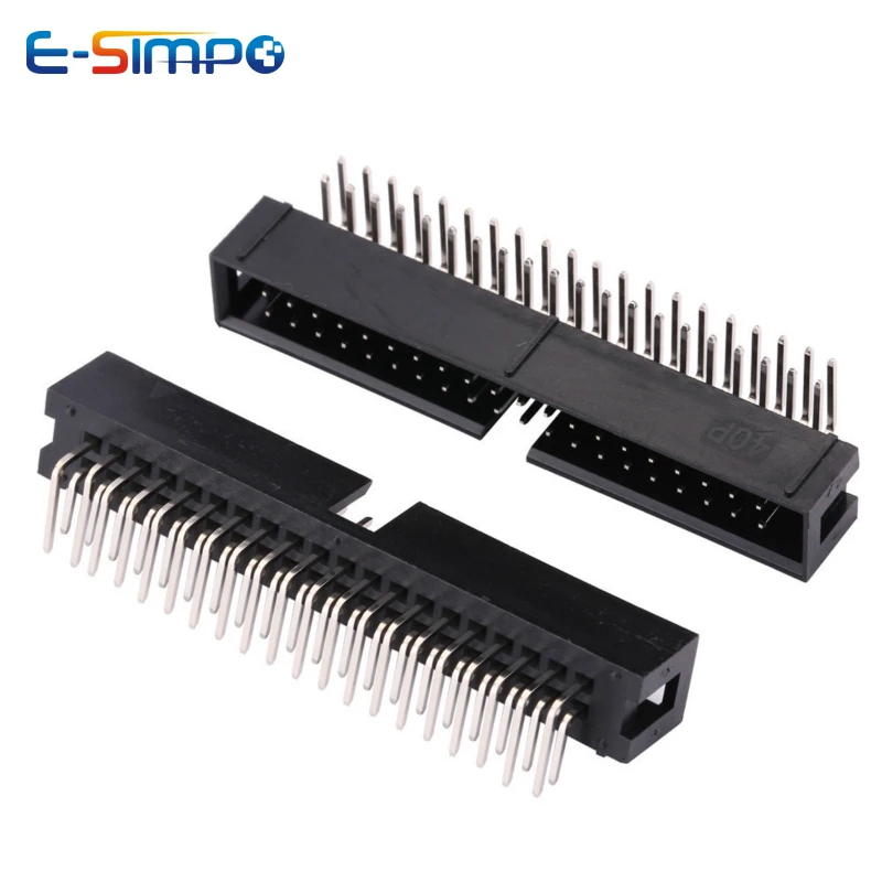 DC3 2.54mm DIP RA直角SMTダブルロー 6P - Male Female Header Pin のレビューと価格